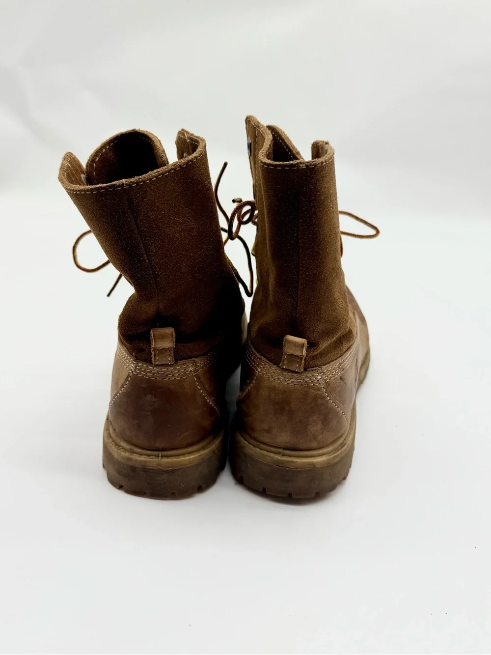 Timberland Brown Suede Lace-Up Work Boot